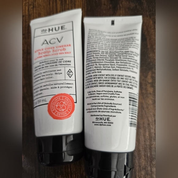 NEW! dpHUE,Apple Cider Vinegar Scalp Scrub with Pink Himalayan Sea Salt,Set of 2 - Picture 5 of 7